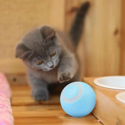 Cat Interactive Ball Smart Cat Dogtoys Electronic Interactive Cat Toy Indoor Automatic Rolling Magic Ball USB Charging Cat Toys