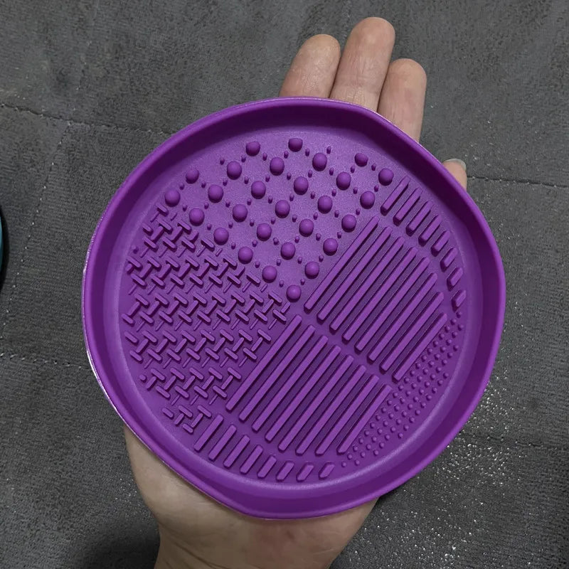 Pet Supplies Slow Food Bowl Cat Anti-Knockover Anti-Slip Food Bowl Puppy Anti-Choking Silicone Toy Food Plate